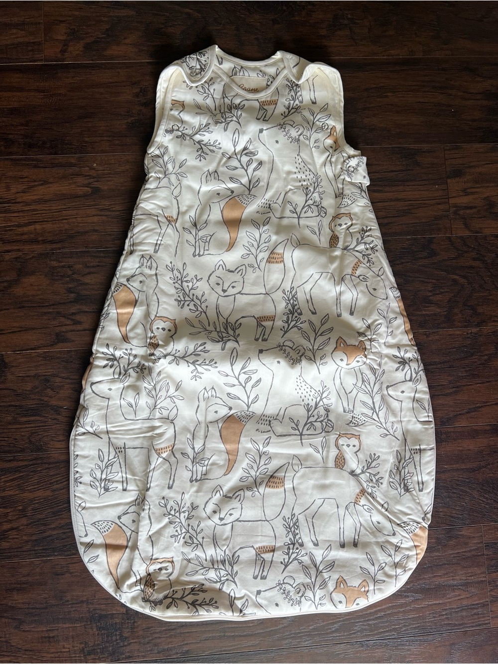 Crane Baby Wearable Blanket, Soft Cotton for Boys & Girls 0-9M